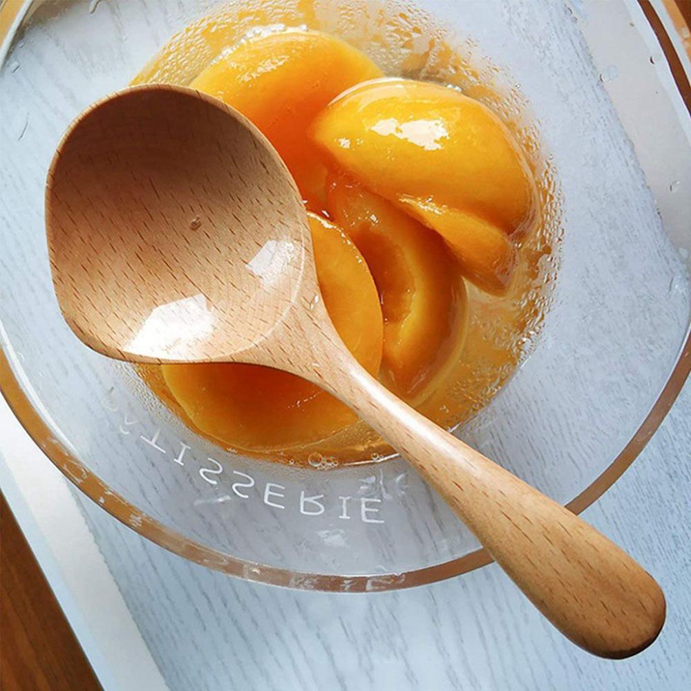 Mixing Scoop Kitchen Supplies Utensils Large Soup Ladle Serving Spoon Tableware Wooden Spoon