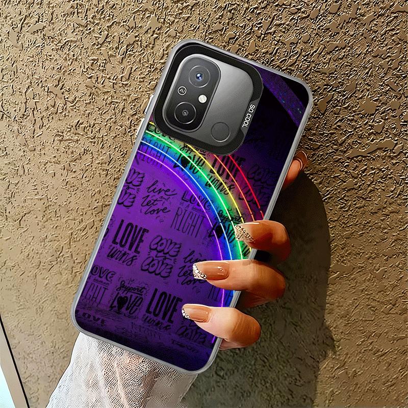 LGBT Rainbow Love Is Love Soft Phone Case for Xiaomi Redmi 15C 15 14C 13C 12C Poco X5 X6 X7 Pro X3 F8 F7 Ultra M8 13 12 Cover Ba