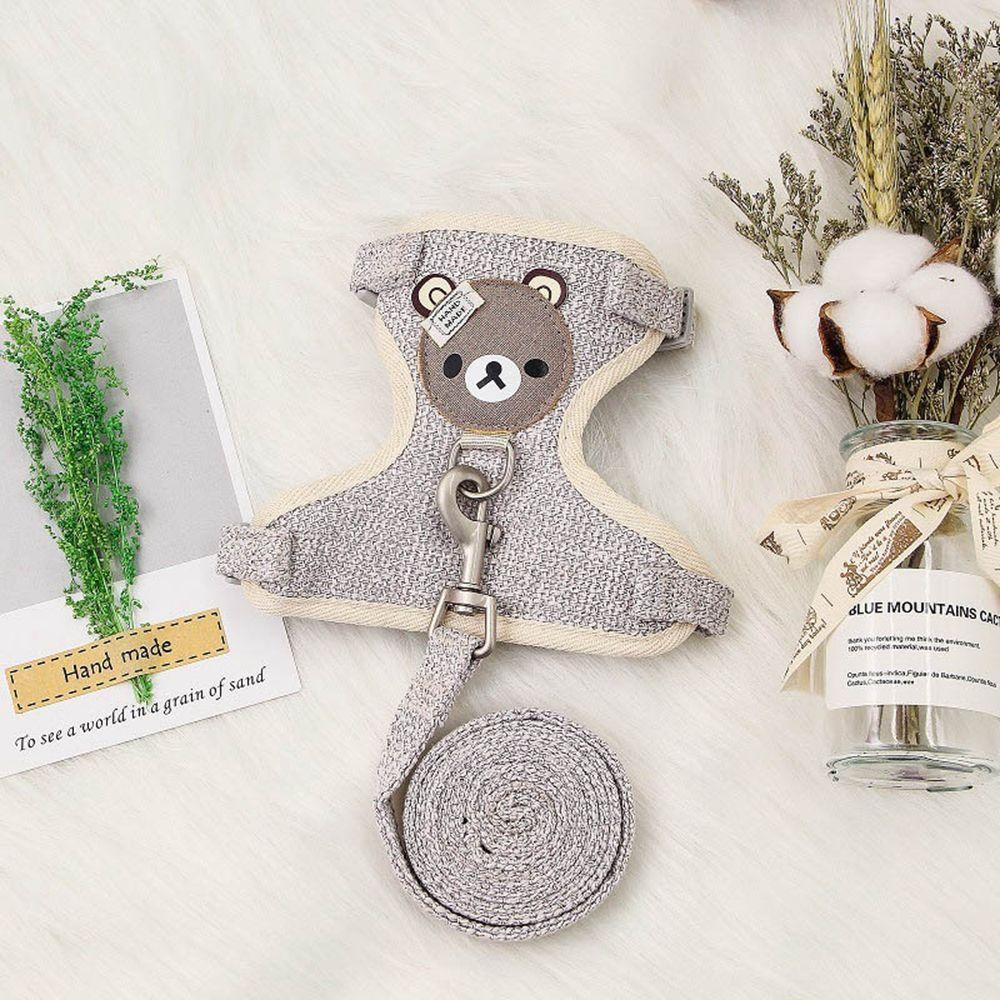 Жилет для выгула домашних животных, поводок для собак среднего размера, поводок для собак, нагрудный ремень, цепь для собак