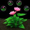 for Fish Tank Decor Beautiful Plasitc Water Grass Artificial Lotus Lotus Ornaments Aquatic Flower