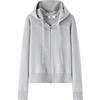 Женский свободный вязаный кардиган с капюшоном Semir