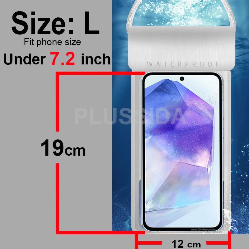 Универсальный водонепроницаемый чехол для телефона IPX8, водонепроницаемый чехол-мешок для всех смартфонов
