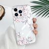 Flower Dance Transparent Phone Case For iPhone 13 12 11 X XR XS 8 7 6 Pro Max Plus Mini Soft TPU Cover