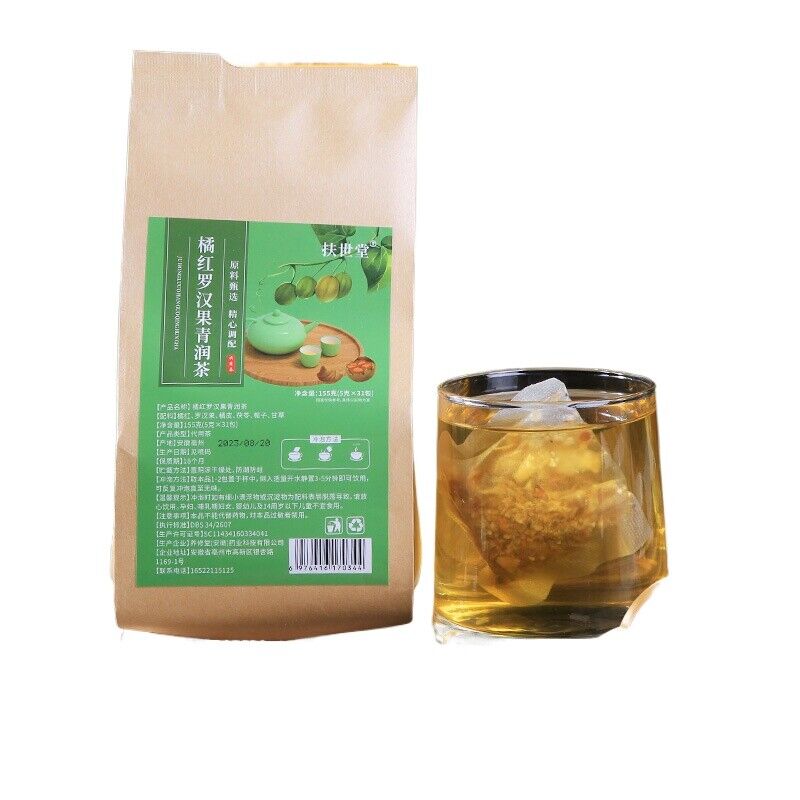 Фу Шитан оранжевый Ло Хань Го снимает кашель и боль в горле