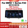 10.25" Wireless Carplay Car Radio For BMW 1 Series F20 LHD 2016-2017 NBT System Android 13 GPS Multimedia Video Player FM BT