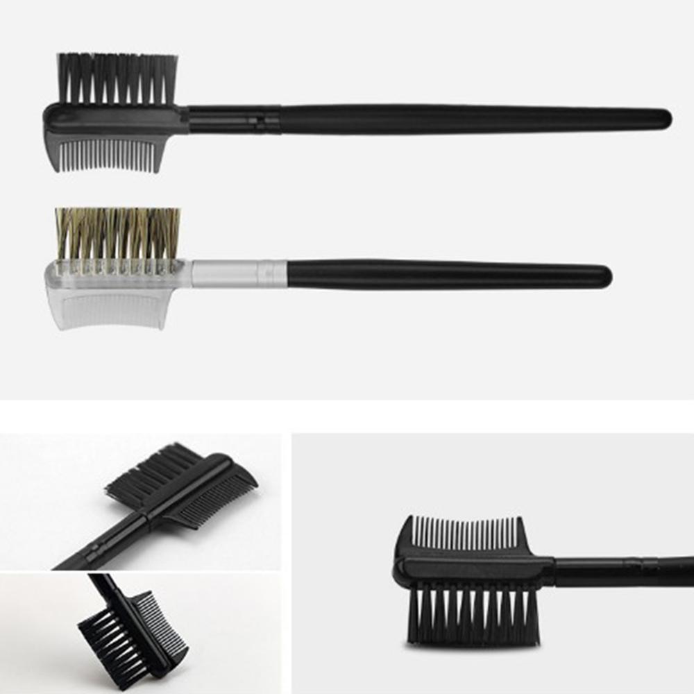 Dual Head Double Ended Makeup Tool Eyelash Brush Eyebrow Brush Comb Eyebrow Comb Makeup Brushes