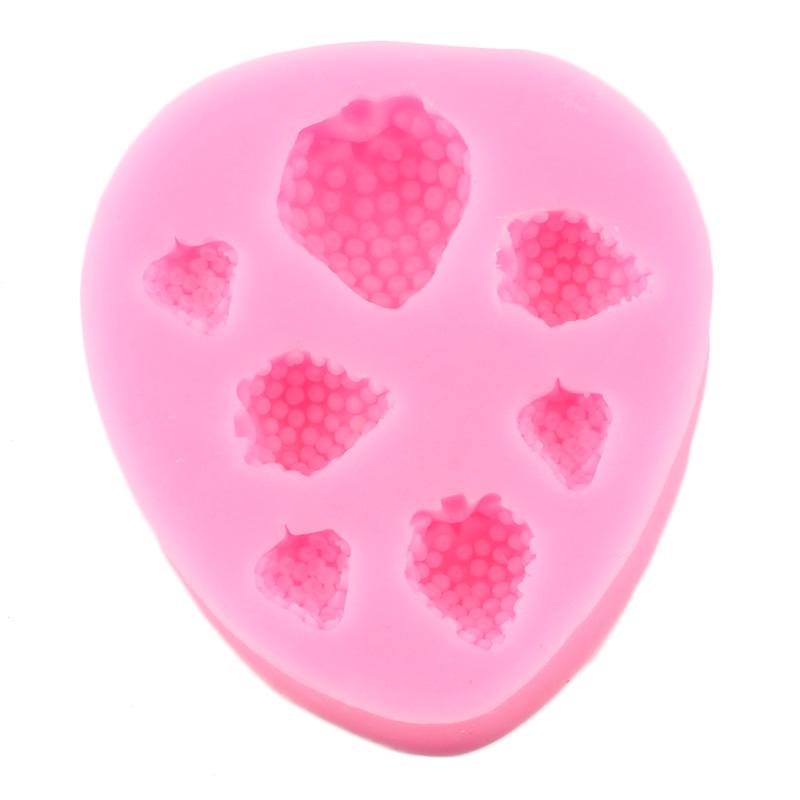 Силиконовые формы для клубники, формы для фруктов и шоколада, инструменты для украшения торта из помадки, полимерная форма для конфет, глины, формы для кексов