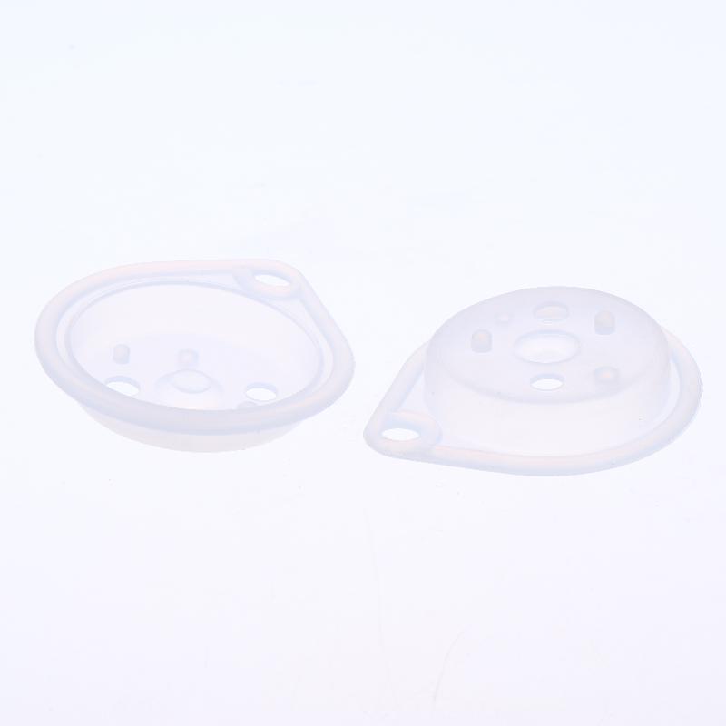 Water Heater Silicone Diaphragm 5Pcs 50mm Oval Inclined Hole Non-toxic Silica Gel for Residential Gas Water Heater Repair Parts