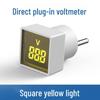 Квадратный вставляемый вольтметр: Европейский стандарт AC220V Цифровой дисплей с индикаторной лампой