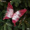 Sequin Bead Butterfly Ornament Fabric Wing Party Decor Multi Color Xmas Hanger  Xmas Tree