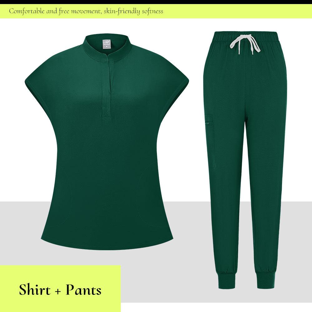 Эластичная быстросохнущая медицинская униформа для мужчин и женщин: Больничный, Стоматологический и Сестринский