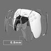 Split Type Clear PC Cover for PS5 Game Controller Ultra Thin Protective Case