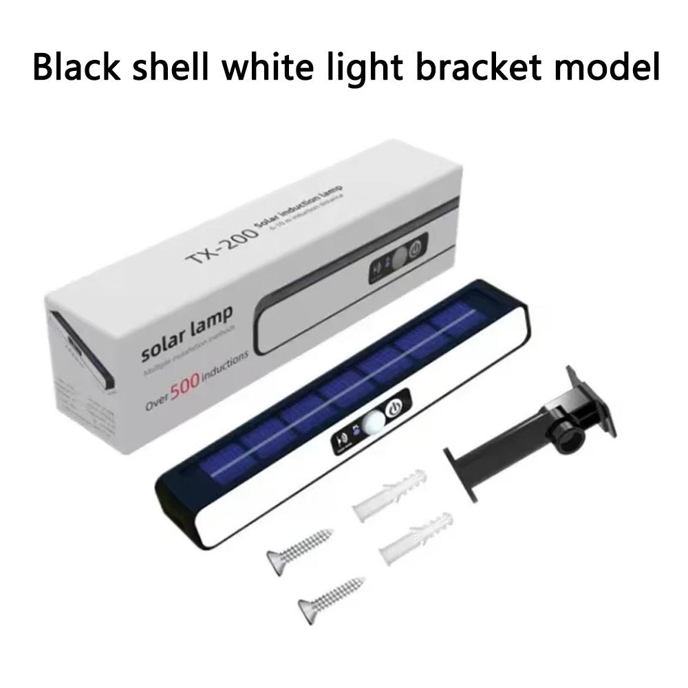 Светодиодные солнечные светильники с датчиком движения на клипсе, уличные водонепроницаемые солнечные фонари для забора, переносные уличные охранные светильники на солнечной батарее