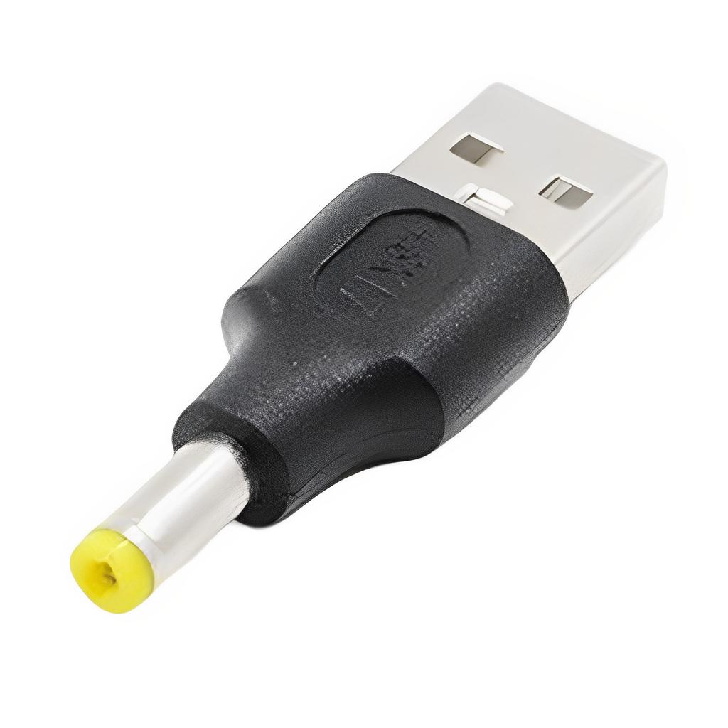 USB-адаптер питания DC USB2.0 Male на DC5V Male 2.5/3.0/3.5/4.0/4.8/5.5мм