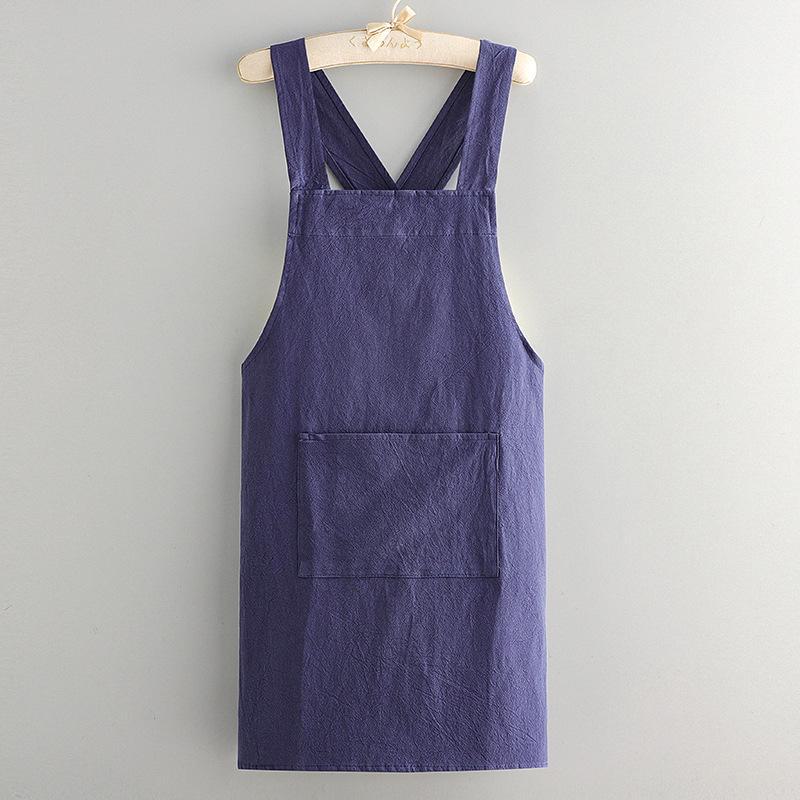 Breathable Cotton Apron: Wrinkle-Resistant & Custom Logo, Anti-Fouling Cooking Wear