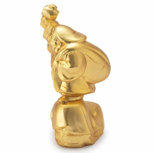 Buddhist Altar Shop Takita Shoten Buddhist Statue: Daikokuten, one of the Seven Lucky Gods, Brings Good Fortune (8.8cm high x 5cm wide) [By Makita Shu