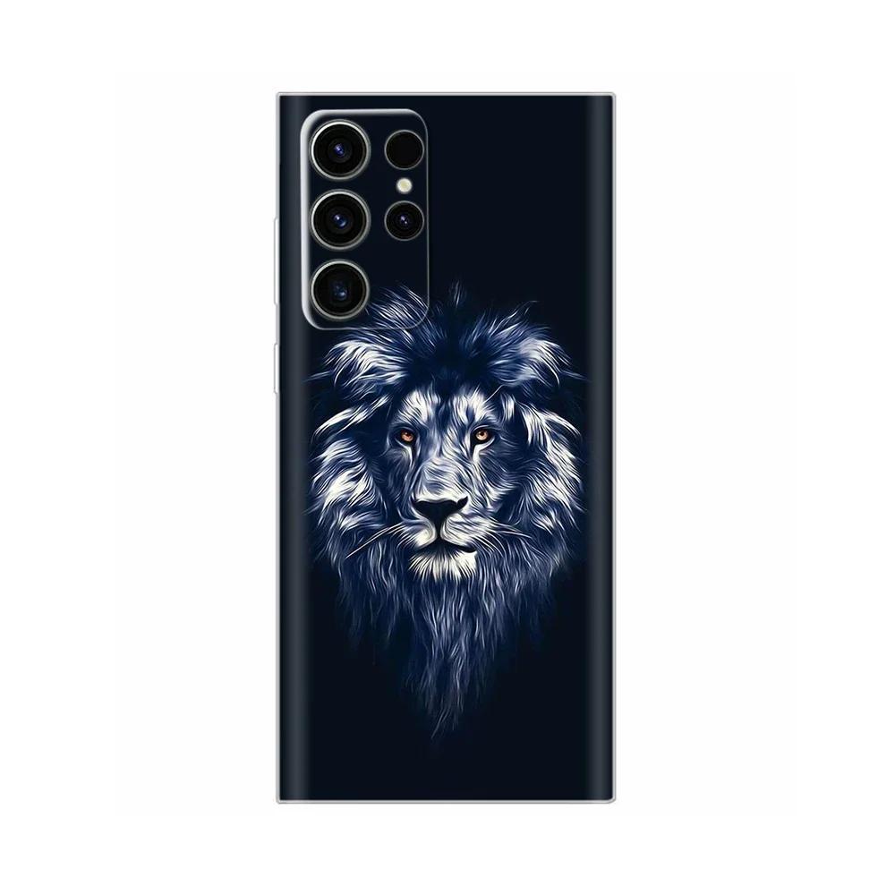 Чехол для Samsung S24 Ultra Мягкий силикон Расписная крышка для телефона Для Samsung Galaxy S24 Ultra S24+ Плюс S24 FE Чехлы Coque Funda Сумка