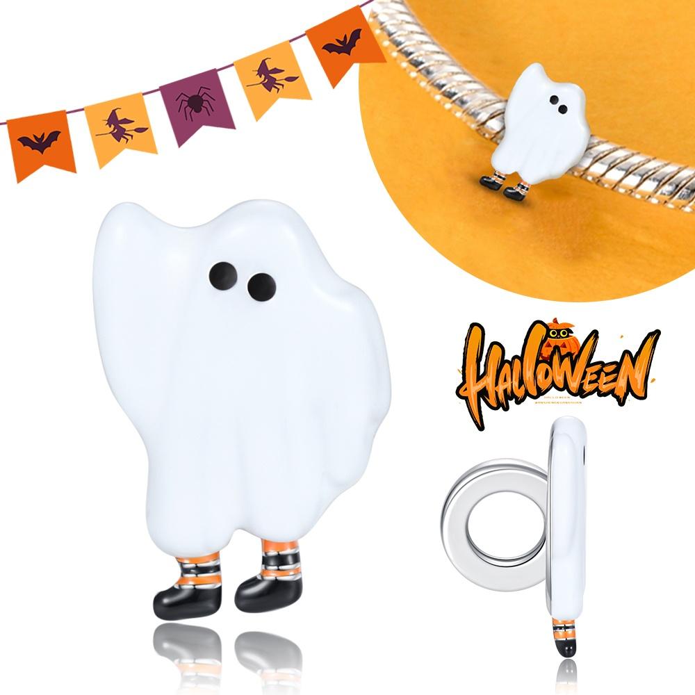 Хэллоуин Вечеринка Медный Светящийся Скелет Гроб Подвеска Бусины Подходят Браслет-шарм Для Изготовления Ювелирных Изделий Женские Подарки