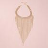 BLINGBAY женское ожерелье с подвеской с кисточками и стразами, светлое роскошное ожерелье для ночного клуба, цепочка с когтями ветра, ожерелье в стиле ретро, ​​ювелирные изделия для девочек, подарок