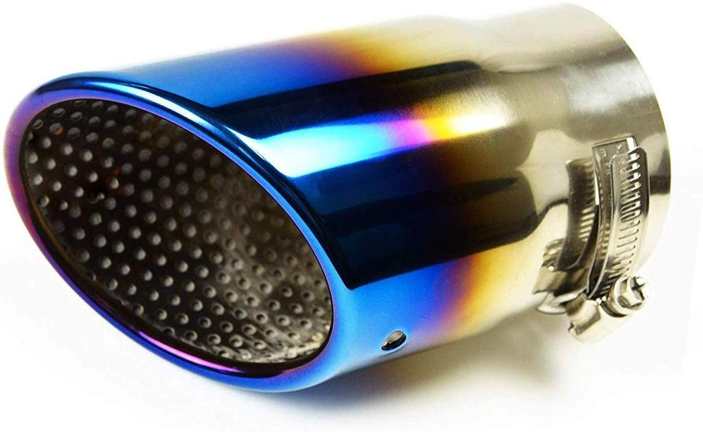 LAIEN Muffler Cutter for Mark X GRX130 Titanium Color Exterior Dress Up Stainless Steel Accessory 1 Piece