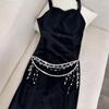Fashion Retro Multilayer Pearl Waist Chain Belt For Y2K Women Stylish Body Jewelry Accessories For Party & Casual Wear