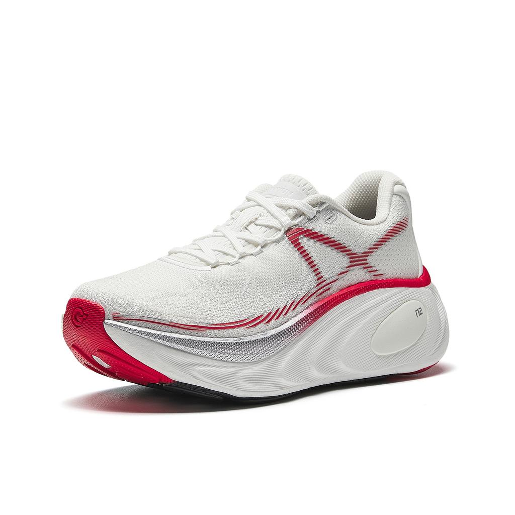 Anta Кроссовки для бега Champion 2-го поколения Низкие Детские кроссовки Бумажно-белый Песчано-серый 122615523A-1