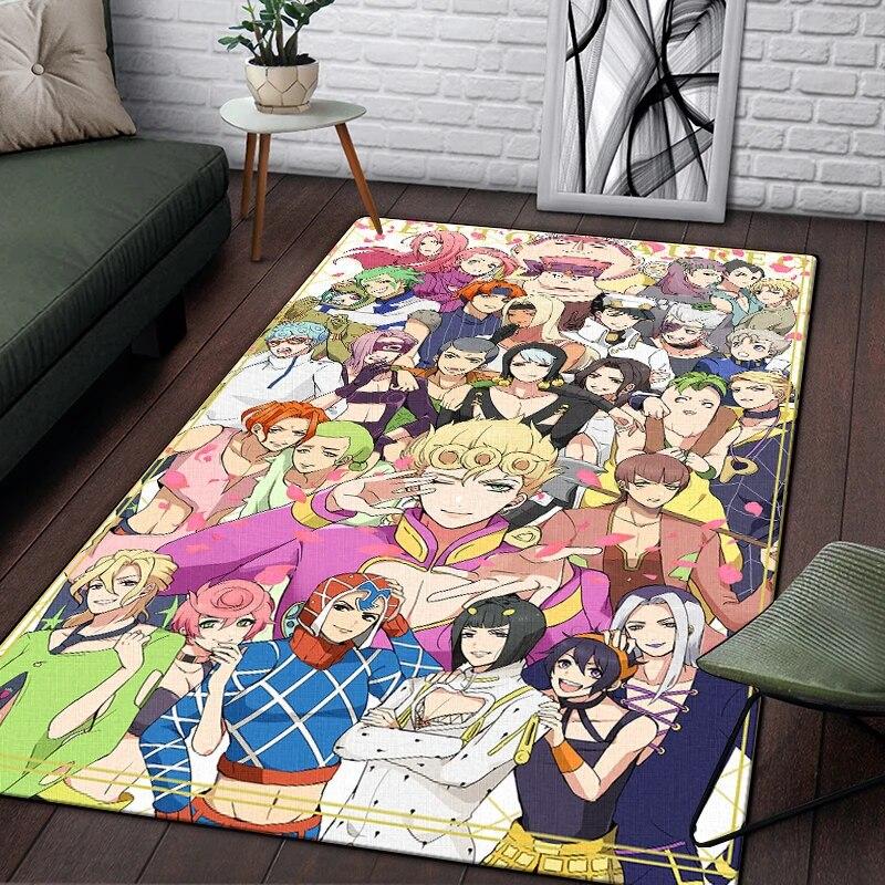 Джоджо аниме красивый ковер с рисунком для гостиной большой ковер черный мягкий ковер украшения дома коврики бохо коврики для пикника