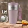 OLOEY Кружка для кофе Латте из нержавеющей стали 316L, дорожная