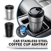 Multifunctional Ashtray Stainless Steel Car Cup Holder Storage Box For BMW M 1 3 4 5 6 7 Series M3 M6 F01 F02E34 E36 E70 F10 X6 K111