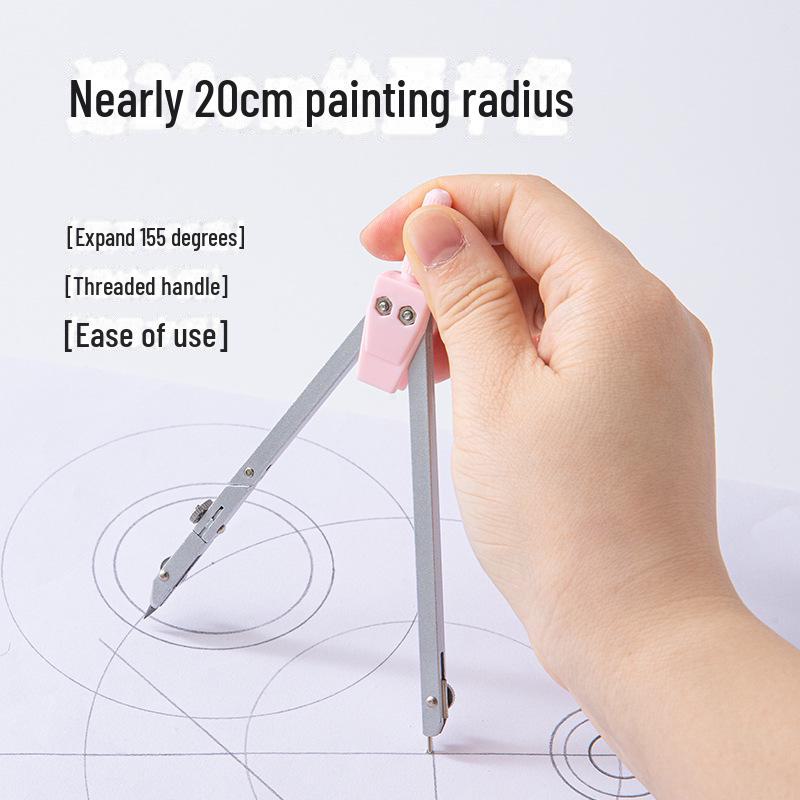 Набор из шести металлических циркулей для чертежей для экзаменов и проектирования