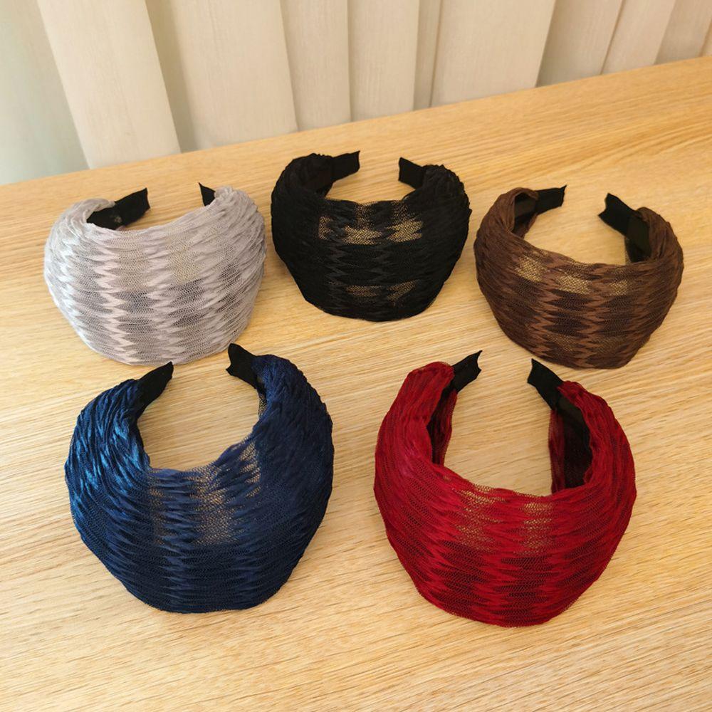 Cloth Elegant Headwear Gift For Mom Korean Style Headband Women Hair Band with Toothed Hair Hoop