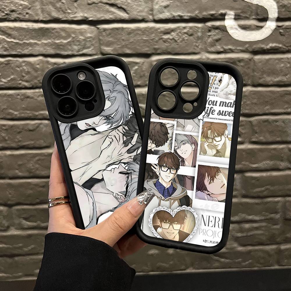 Чехол для телефона Nerd Project Bl Anime для iPhone 17 16 Pro Max 15 14 Plus 11 12 13 Мягкий противоударный чехол