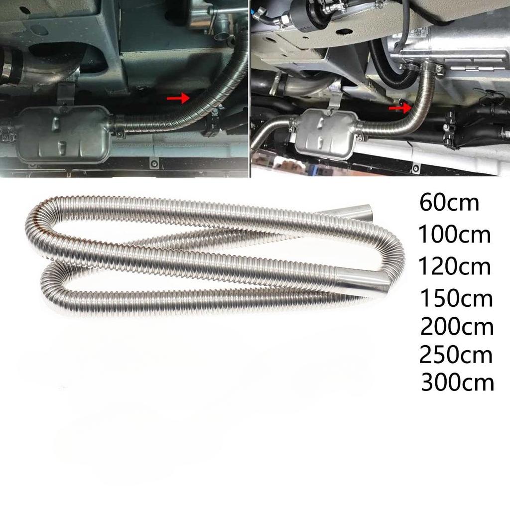 60-300 см Нержавеющий глушитель, зажимы для глушителя, кронштейн, газоотводный шланг, бесшумный комплект для автомобильного воздушного дизеля, нагреватель