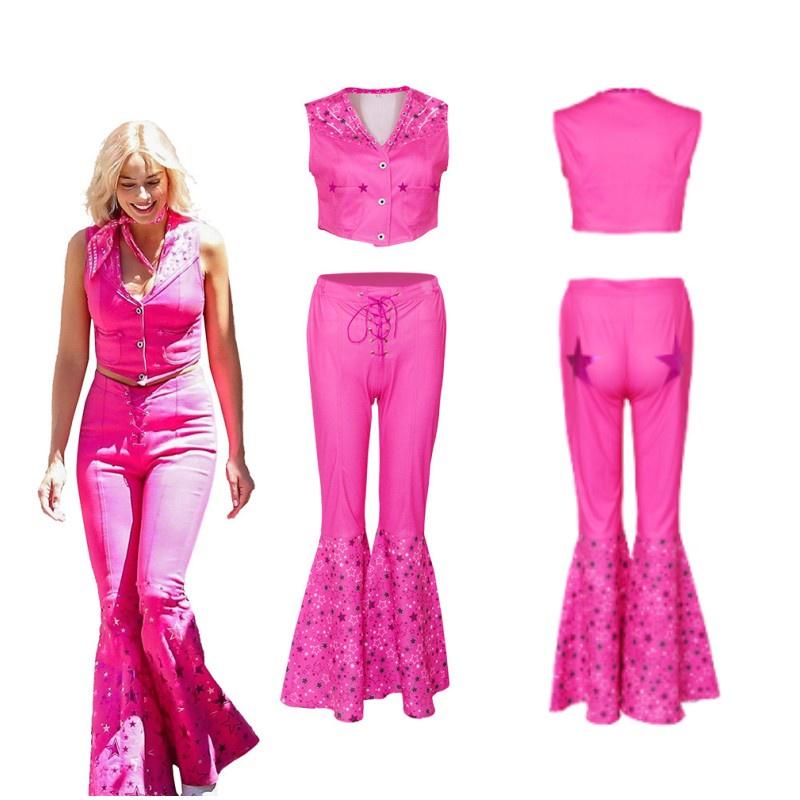 Trendy Barbie Ken Movie Character Cosplay Outfit Polyester, Personalized Streetwear, Available In Multiple Sizes