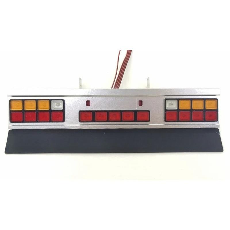 LED Simulation Metal Taillight Container Lamp for 1/14 Tamiya RC Truck Car For scania 770S For volvo FH16 For man