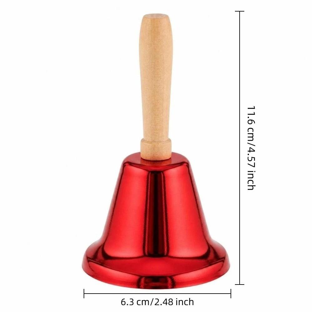 Ornament Christmas Hand Bell Jingle Sound Santa Claus Jingle Bells Holiday Celebration