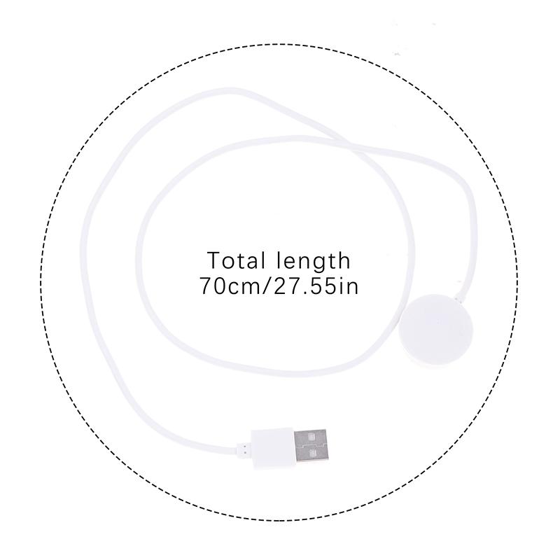 1 шт. Белое зарядное устройство для часов, зарядные кабели, USB-зарядное устройство, магнитное беспроводное зарядное устройство