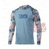 Mens Quick-Dry UV Protection Long Sleeve Fishing Hoodie Outdoor Angling Breathable Milk Silk Performance Top