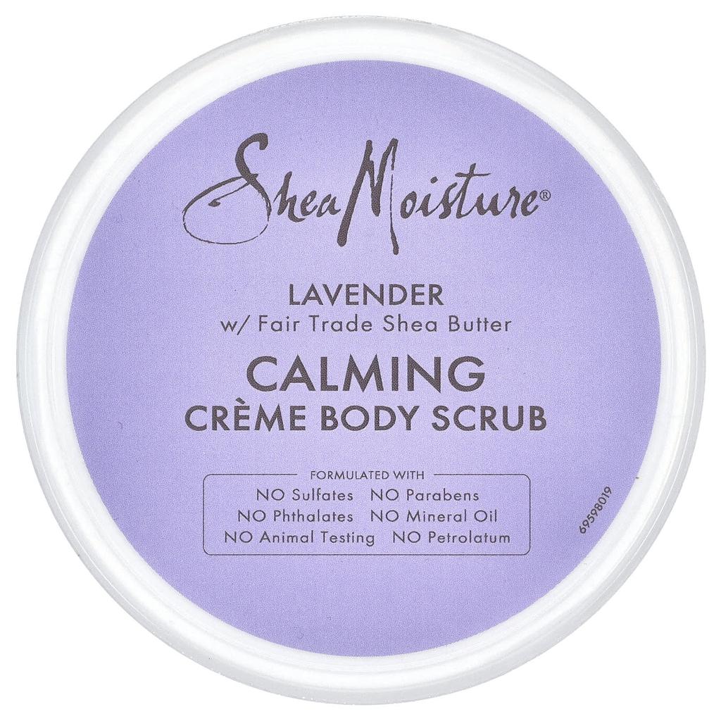 SheaMoisture Calming Cream Body Scrub, Lavender, 320g (11.3oz)