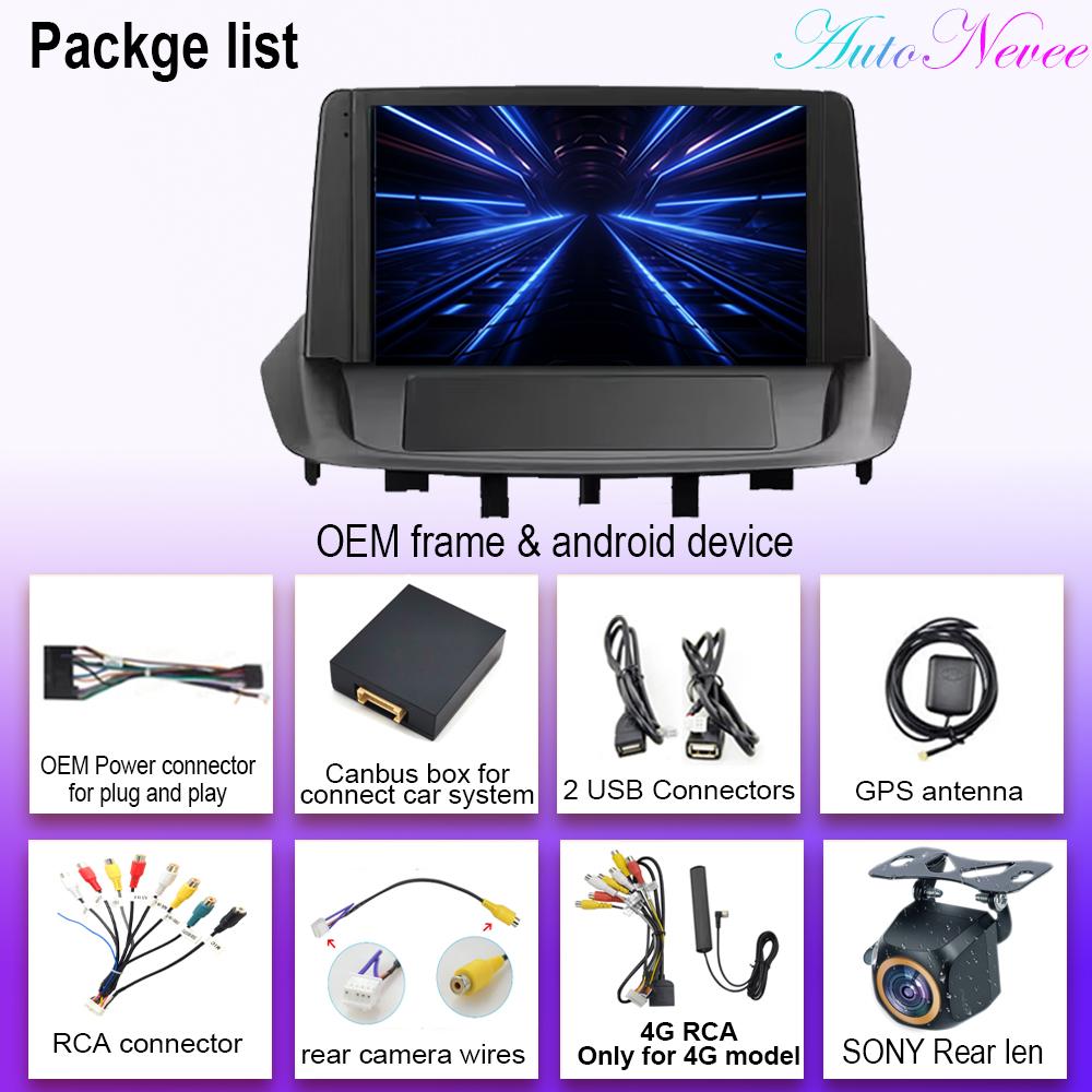 Android Radio Android 14 For Renault Fluence 1 2009 - 2017 Car Multimedia Player Touch Screen Android Auto Carplay No 2din DVD