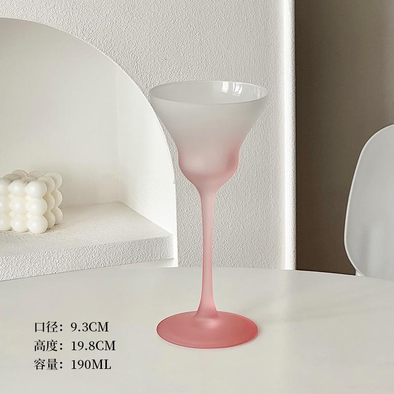 Премиальный стеклянный бокал Домашний легкий люкс Креативное искусство Слегка подвыпивший Коктейльный бокал для шампанского