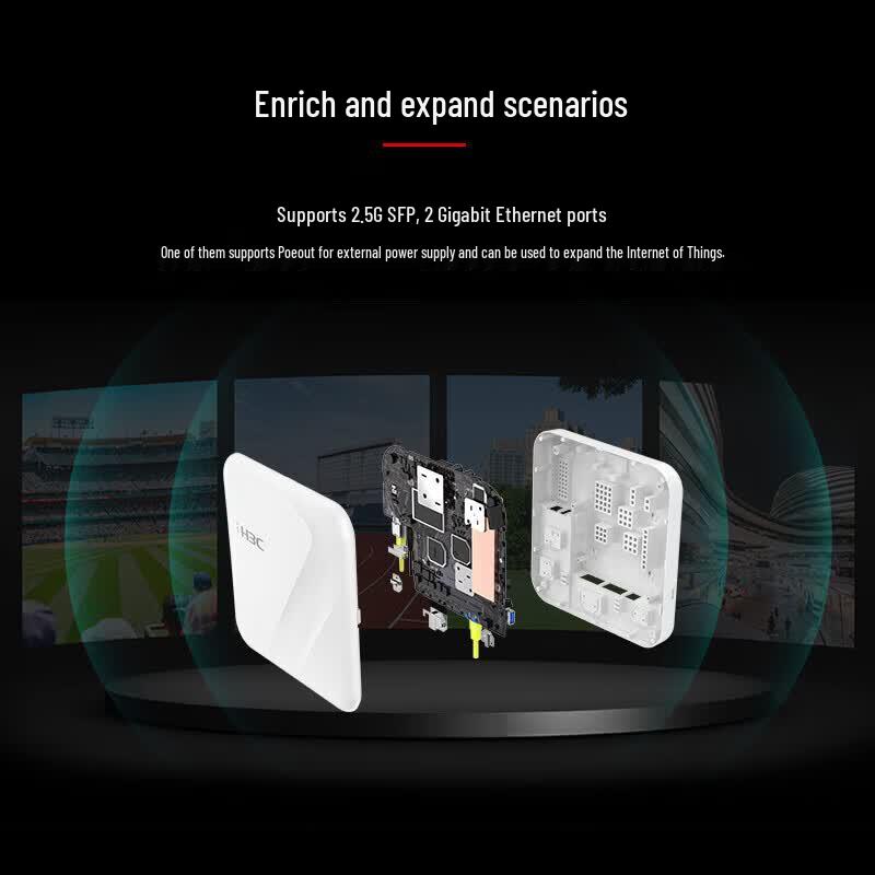 H3C WiFi 7 Tri-Band Ceiling Mount AP (CN version)