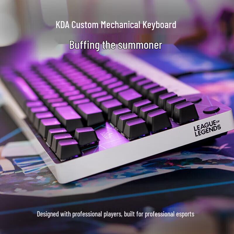 Logitech G PRO X KDA Limited Edition 87-Key RGB Mechanical Gaming Keyboard with Lucian Keycaps