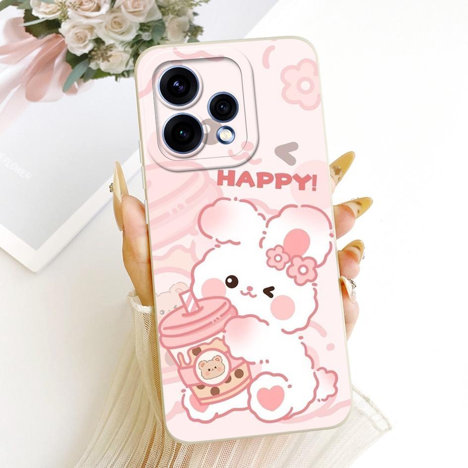 Чехол для OPPO Reno 15 5G Чехол-крышка для Reno 15 Pro CPH2813 CPH2825 Новый стильный цветочный чехол из мягкого силикона для телефона OPPO Reno15 15c