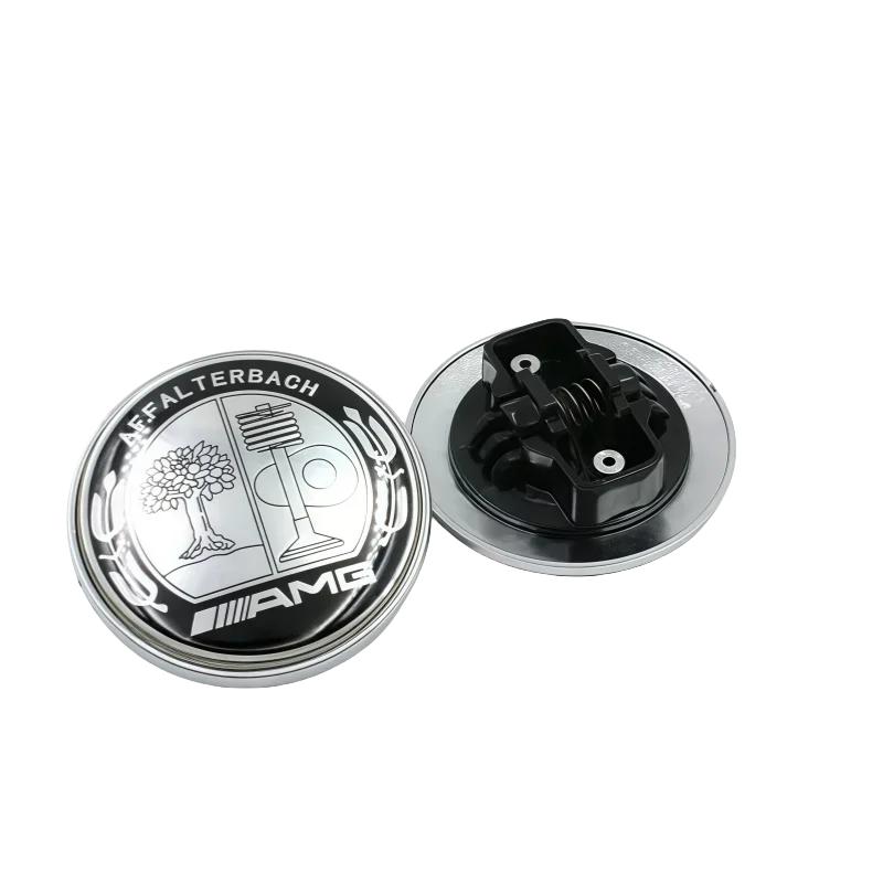 C200 E200 New 2025 For Mercedes Benz 3D ABS 57mm Hood Front Bonnet Logo Car Badge Emblem Accessories for Mercedes Benz W124 W140