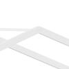 House Bed 90x200 cm, pine, house roof design, three-sided fall protection, slatted frame included, without mattress, color white, DE603090WT