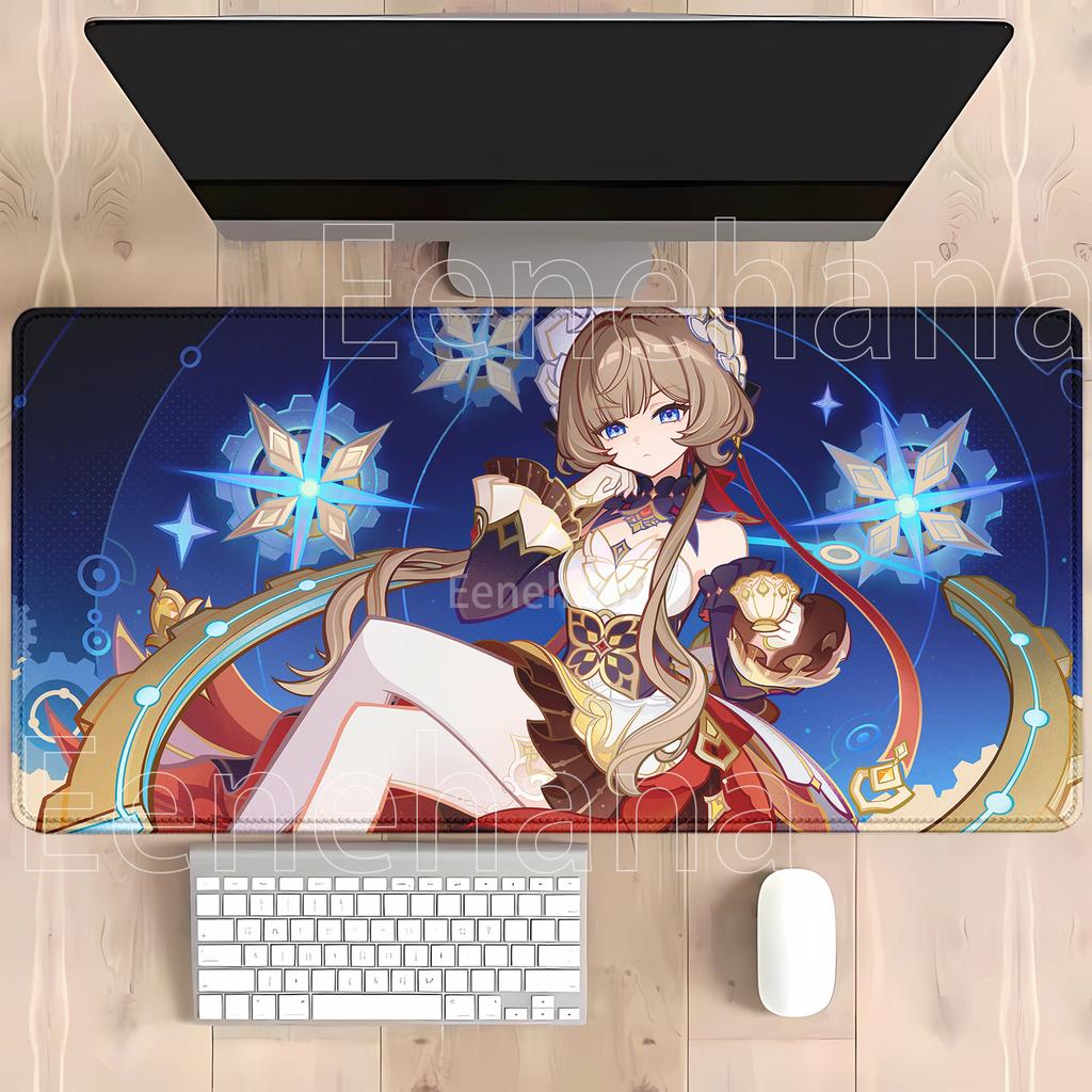 Genshin Impact Sandrone Pc Laptop Computer Mouse Pad Xxl Anime Kawaii Desk Mat NonSlip Base Rubber Hd Printing Keyboard Carpet