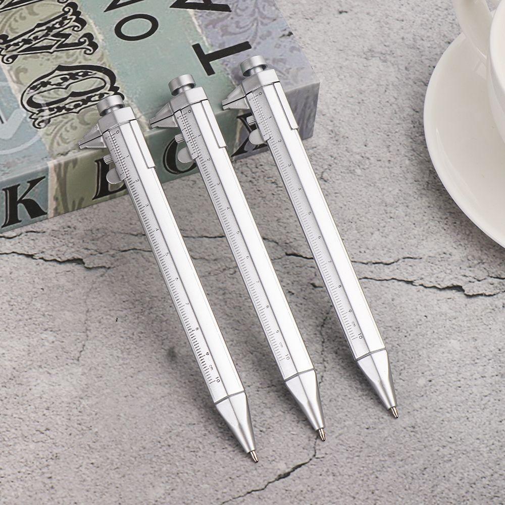 Gift Unisex Measuring Multifunctional Scale Ruler Vernier Calipers Pen Write Tool Ballpoint
