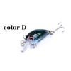 1Pcs 4g 4.5cm Hard Fishing Lure 10# Hook Crank Bait Diving Depth 0.1-0.3m Lake River Fishing Wobblers Carp Fishing Baits