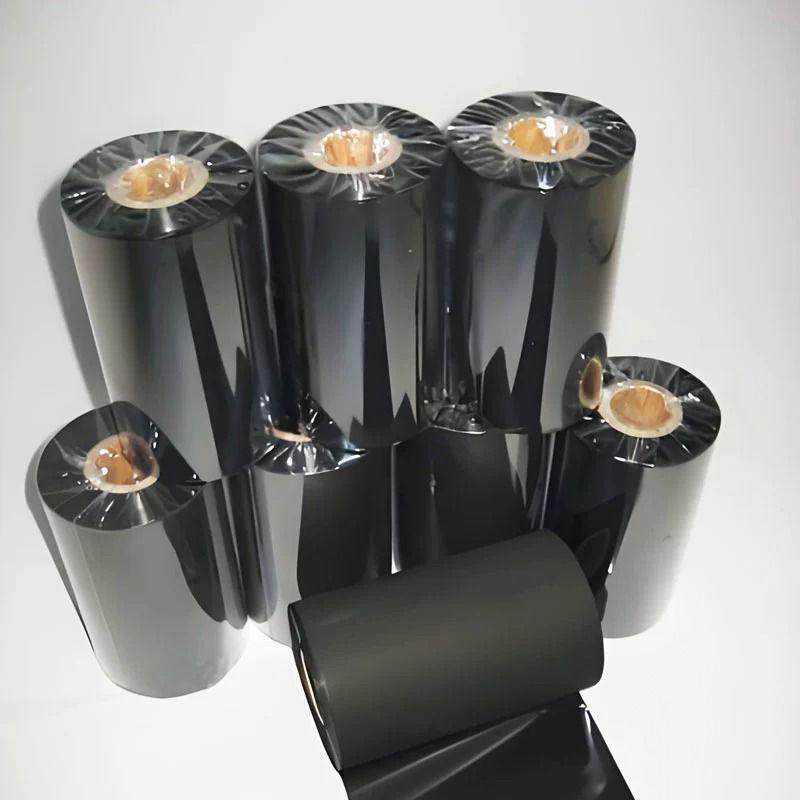 Улучшенная восковая термотрансферная лента 110мм×300м для печати этикеток на медной бумаге, 110мм×70м двухосевая карбоновая